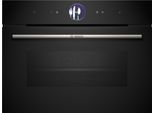 BOSCH Dampfbackofen "CSG7361B1", Energieeffizienz: A+, schwarz, B:59,4cm H:45,5cm T:54,8cm, Backöfen, Innovativer digitaler Bedienring & praktische Abschaltautomatik, Dampfbackofen