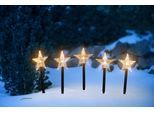 LED Stern IC WINTERWORLD "Weihnachtsstern, Weihnachtsdeko", schwarz, B:190cm H:35cm, Leuchten, LED Stern, Gartenstecker mit Timerfunktion, für den Innen- und Außenbereich
