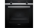 SIEMENS Pyrolyse Backofen "HQ574AER3", Energieeffizienz: A+, grau (edelstahl), B:59,4cm H:59,5cm T:54,8cm, Backöfen, Dampf für saftigere Ergebnisse & mühelose activeClean Reinigung, Pyrolyse Backofen