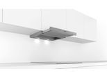 BOSCH Flachschirmhaube "DFL064A52", Energieeffizienz: A, silber (silberfarben), B:59,8cm H:20,3cm T:29cm, Dunstabzugshauben, Leiser SilentPowerDrive & helle, energiesparende LED-Beleuchtung, Flachschirmhaube