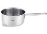 Kasserolle FISSLER "Viseo Pro", silber (silberfarben), Ø:16cm, Töpfe, Kasserolle, Edelstahl-Stielkasserolle mit Superthermic Boden