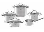 Topf-Set FISSLER "San Francisco", silber (silberfarben), Töpfe, Topf-Set, Geeignet für alle Herdarten, Induktion