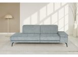 Recamiere DIE PLANBAR "MP-IN20126 mit Federkern-Polsterung", grau (ocean), B:230cm H:82cm T:115cm, 100% Polyester, Sofas, Recamiere, mit Kopfteilverstellung, wahlweise mit Drehsitz-Funktion