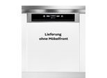 BAUKNECHT teilintegrierbarer Geschirrspüler "OBBC Ecosilent2 9760", Energieeffizienz: A (A-G), weiß (edelstahl), B:59,8cm H:85cm T:55,5cm, Geschirrspüler, Doppelter Komfort – mit Besteckschublade und zusätzlichem Besteckkorb