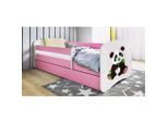 Mid.you , Weiß, Pink , Holz , Birke , Sperrholz,Schichtholz , H2 , 1-Zonen , links montierbar, rechts montierbar , 80x160 cm , nicht verstellbar ,