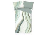Möbelix , Grün, Salbeigrün , Textil , Marmoroptik , 140x200 cm , Oeko-Tex® Standard 100, BCI (Better Cotton Initiative) , atmungsaktiv ,