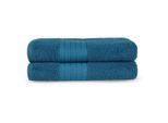Möbelix , Petrol , Textil , Uni , 70x140 cm , Oeko-Tex® Standard 100 , saugfähig, angenehm weich, Bordüre ,