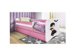 Mid.you , Weiß, Pink , Holz , Birke , Sperrholz,Schichtholz , H2 , 1-Zonen , rechts montierbar, links montierbar , 80x160 cm , nicht verstellbar ,