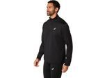 Laufshirt ASICS "CORE LS 1/2 ZIP WINTER TOP", Herren, Gr. XXL, schwarz (performance schwarz), Obermaterial: 94% Polyester, 6% Elasthan, Shirts Laufshirt