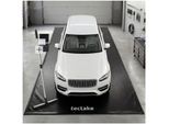 tectake® Garagenbodenmatte, 2,6 x 6,1 m, mit Klettpads und Alkoholtüchern, inklusive ausziehbarem Abzieher