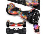 KESSER® Hoverboard 8,5 Zoll 800 mit Bluetooth Lautsprecher, LED Licht, Kinder Sicherheitsmodus, Dual Motor, Smart Elektro Self Balance Board Hover E-Scooter