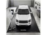 tectake® Garagenbodenmatte, 2,6 x 6,7 m, mit Klettpads und Alkoholtüchern, inklusive ausziehbarem Abzieher
