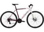 Cityrad REDLOUD "UA.01" Gr. 54, weiß (weiß, rot, weiß), Fahrräder, 54cm, 28 Zoll (71,12cm)
