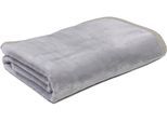 Kinderdecke GÖZZE "Premium Cashmerefeeling", silber (silberfarben), B:75cm L:100cm, Polyester, Wohndecken, kuschelig warm