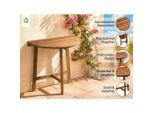 Prestige Home , Akaziefarben , Holz , Akazie , 34.5x71x60 cm , FSC 100% , klappbar ,