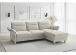 Ecksofa SIT & MORE "Pamela, L-Form, B:230 cm", nature, B:230cm H:90cm T:164cm, 100% Polyester, Sofas, Ecksofa, mit Federkern