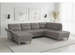 Wohnlandschaft SIT & MORE "Pamela, U-Form, B: 292 cm, Leder", delphine, B:292cm H:90cm T:212cm, Sofas, Wohnlandschaft