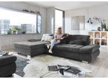 Ecksofa DIE PLANBAR "MP-IN17004 L-Form, Breite 331 cm, Federkern-Polsterung", grau (anthrazit), B:331cm H:84cm T:194cm, 100% Polyester, Sofas, Ecksofa, inkl. Sitztiefenverstellung, wahlweise weitere Funktionen