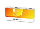 Satino Toilettenpapier Smart, 2-lagig, mit Prägung, L 44 m x B 94 mm, Recycling-Papier, soft beige, 8 x 250 Blatt