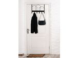 Garderobenleiste MIRRORS AND MORE "LOTTI", transparent, B:48cm H:33cm, Metall, Garderobenhalter