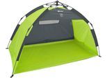 Strandmuschel EXPLORER "Automatik-Strandmuschel 190 x 100 x 110 cm UV 80 +", grün, Zelte, B/H/L: 100cm x 110cm x 190cm, Strandmuschel, UV 80+, B:100cm H:110cm L:190cm