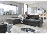 Ecksofa DIE PLANBAR "MP-IN17004 L-Form, Breite 331 cm, Federkern-Polsterung", grau (anthrazit), B:331cm H:84cm T:194cm, 100% Polyester, Sofas, Ecksofa, inkl. Sitztiefenverstellung, wahlweise weitere Funktionen