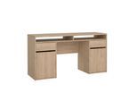 Schreibtisch HOME AFFAIRE "Function Plus", jackson hickory, jackson hickory, jackson hickory, B:149cm H:77,4cm T:48,2cm, Tische, Schreibtisch, Kompaktes, platzsparendes Format und funktionales, modernes Design