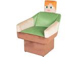 Drehsessel PHOENIX, blau, B:69cm H:96cm T:75cm, 100% Polyester, Sessel, Drehsessel