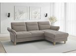 Ecksofa SIT & MORE "Pamela, L-Form, B:230 cm", taupe, B:230cm H:90cm T:164cm, 100% Polyester, Sofas, Ecksofa, mit Federkern