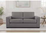 2-Sitzer OTTO HOME "Branwell", grau, B:175cm H:86cm T:96cm, 100% Polyester, Sofas, 2-Sitzer, Breite 175 cm, Struktur fein, mit Wellenunterfederung