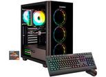 GAMEMAX Gaming-PC "Draco XD 8177 AMD Ryzen 5 9600X 32GB DDR5 1TB SSD RTX 5060", schwarz, Microsoft Windows 11 Home (64 Bit), 32 GB RAM 1.000 GB SSD, Desktop-PCs, Windows 11, DDR5 RAM