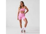 MP Damen X Tatiana Contrast Dipped Waist Shorts - Pretty Pink - XXL