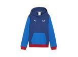 Kapuzenpullover PUMA "BMW M MOTORSPORT Essentials Hoodie Jugendliche", Kinder, Gr. 164, pro blau m color, Obermaterial: 32% Polyester, 68% Baumwolle. Kapuzenfutter: 100% Baumwolle. Rippe: 3% Elasthan, 97% Baumwolle, regular fit, Rundhals, Pullover Kapuzenpullover
