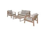 Gardenson , Braun, Beige , Holz , Eukalyptusholz , vollmassiv , 72x121 cm ,