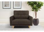 Sessel OTTO HOME "TRIPLO Relaxsessel mit Wellenunterfederung, Maße B/T/H: 95/100/89 cm", grau (anthrazit), B:95cm H:89cm T:100cm, Luxus-Microfaser weich (92% Polyester, 8% Nylon);Filzoptik ( 100% Polyester);Luxus-Microfaser Vintageoptik (100% Polyester), Sessel, Sessel, Polstersessel mit Steppung im Rückenkissen, hohe Qualität