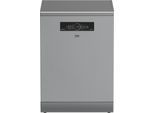 BEKO Standgeschirrspüler "BDFN36541XP", Energieeffizienz: C, weiß (edelstahl), B:59,8cm H:85cm T:60cm, Geschirrspüler, Doppelt gut organisiert – inklusive Besteckschublade und Besteckkorb, Standgeschirrspüler