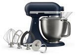 KITCHENAID Küchenmaschine "Artisan Plus 5KSM50PKV", blau (wild blauberry), B:24cm H:36cm T:37cm, Küchenmaschinen, Küchenmaschine