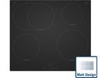 BOSCH Induktions-Kochfeld "PIF61ABB5E", mattschwarz, B:59,2cm H:5,1cm T:52,2cm, Kochfelder, Mattes Design in Carbon Black und einfache Touch Select Bedienung, Induktions-Kochfeld
