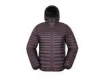 Mountain Warehouse Heren Hybrid Extreme Featherweight Dons Gevoerde Hoodie Jas (Donkerbruin)