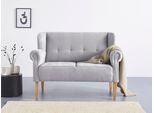 Küchensofa HOME AFFAIRE "Moro Couch mit Federkern, bequem, Breite 142cm", grau, B:142cm H:99cm T:73cm, Microfaser in Antiklederoptik (100% Polyester), Sofas, Küchensofa, in verschiedenen Stoffen und Farben