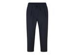 Boss Herenbroek met plooien en rechte pijpen (Donkerblauw)