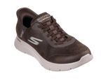 Skechers GO WALK Flex Smooth Motion Textiel Heren Bruine Sneakers