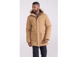 Mountain Warehouse Waterafstotende gewatteerde parka voor heren (Tan)