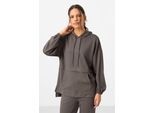Oversized Kapuzenpullover und weit geschnittene Hosen Set