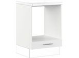 Herdumbauschrank IMPULS KÜCHEN "Valencia", Breite/Höhe: 60/72,3 cm, mit Soft-Close", weiß, B:60cm H:72,3cm T:57,6cm, Dekorfolie, Holzwerkstoff, Schränke, Herdumbauschrank, vormontiert, mit zusätzlichem Schubkasten