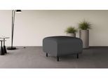Polsterhocker OTTO HOME "ARROS klein mit Wellenunterfederung, Maße B/T/H: 70/70/46 cm", grau (anthrazit), B:70cm H:46cm T:70cm, 100% Polyester, Hocker, Polsterhocker, passend zur Serie, in hochwertiger Verarbeitung