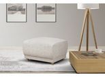 Polsterhocker OTTO HOME "LEMPS mit Wellenunterfederung, Maße B/T/H: 70/63/45 cm", beige (creme), B:70cm H:45cm T:63cm, 100% Polyester, Hocker, Polsterhocker, passend zur Serie, in hochwertiger Verarbeitung