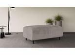 Polsterhocker OTTO HOME "ARROS groß mit Wellenunterfederung, Maße B/T/H: 120/70/46 cm", grau (taupe), B:120cm H:46cm T:70cm, 100% Polyester, Hocker, Polsterhocker, passend zur Serie, in hochwertiger Verarbeitung