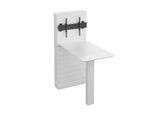 Hagor CON-Line® W Table 32 - 55" Medienstele Boden-Wand-Montage inkl. Stehtisch