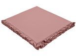 Tagesdecke OTTO HOME "Violetta, leichter Überwurf mit Rüschen, ohne Füllung", rosa (rosé), B:240cm L:250cm, Baumwolle, Tagesdecken, mit Volants, 100% Baumwolle, auch als Tischdecke verwendbar